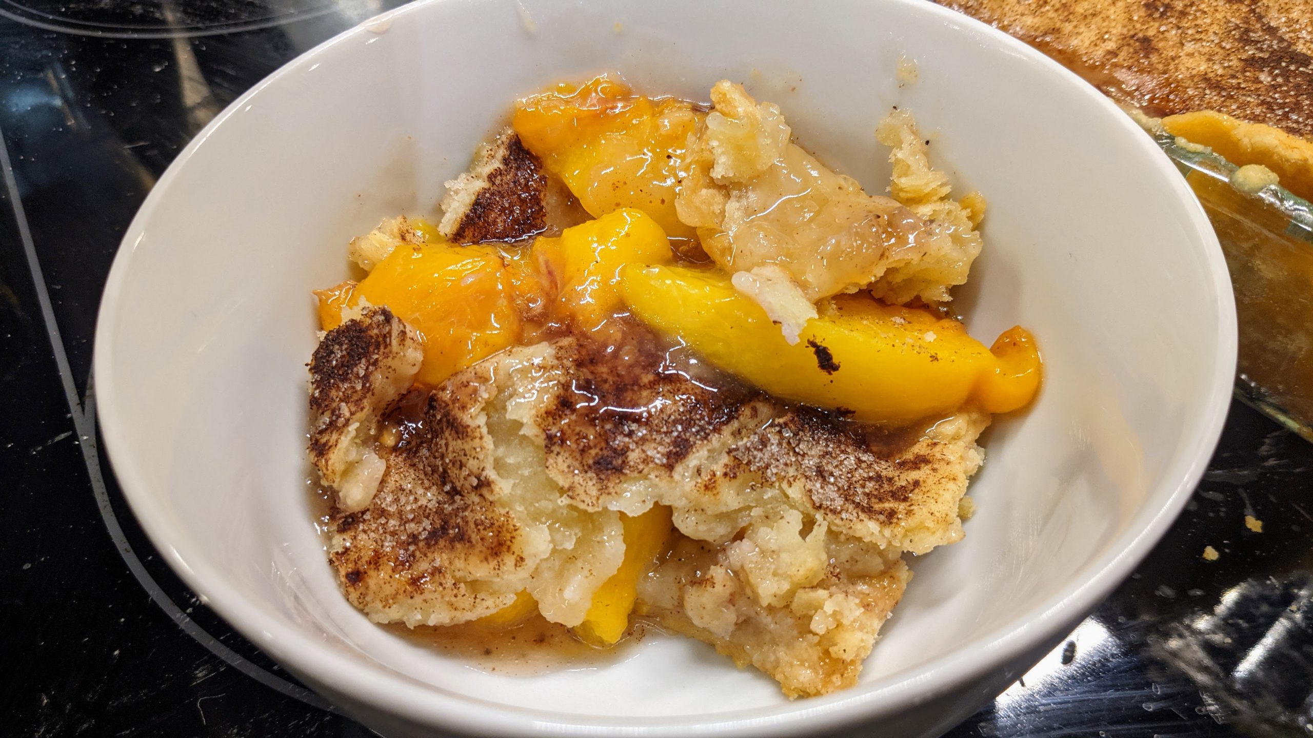 Peach cobbler